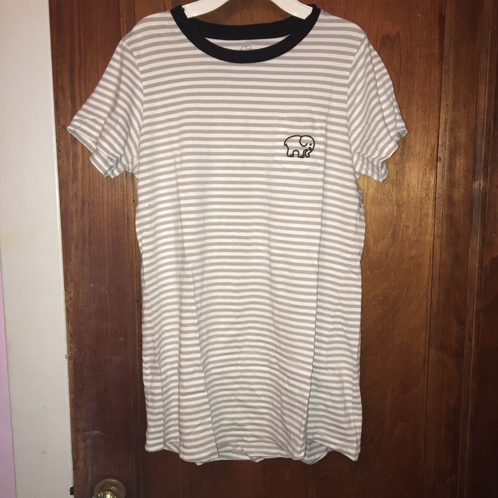 Ivory Ella Oversized T Shirt